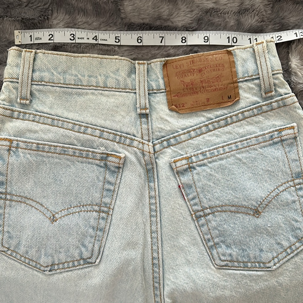 Ladies vintage Levi jeans slim fit high waisted - Picture 5 of 9